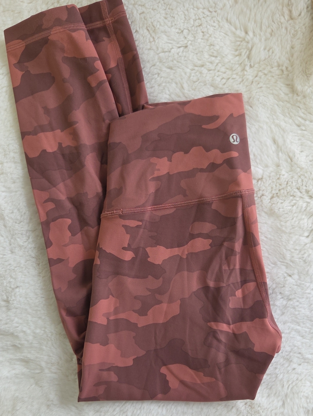 lululemon athletica Rust Camouflage Leggings